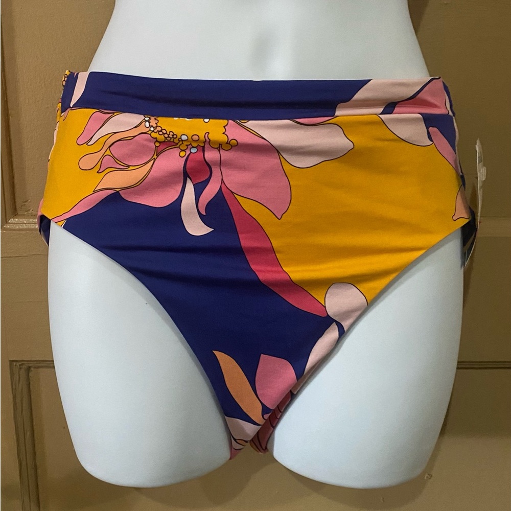 NWT Trina Turk high waist bikini bottoms. Size 6.